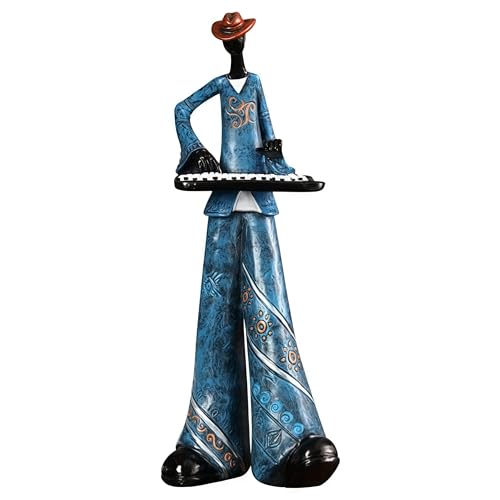 Vintage jazz band decorative sculpture,western band sculpture,creative musician decoration,abstract...