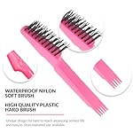 Hair Brush Cleaner Tool, Hairbrush Cleaner Rake Removing Tangled Hairs and Dust from Vacuums and Hairbrushes, 2-in-1 Comb Cleaning Brush, Home and Salon Use - Image 5