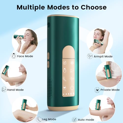 YOEYOU Laser Hair Removal with Sapphire Ice Cooling 40℉, 20J MAX Painless IPL Laser Hair Removal Device の商品画像 3