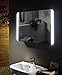 Produktbild SGSpiegel Badspiegel mit Antibeschlag Heizung und LED Beleuchtung oben und unten, Badezimmerspiegel mit LED 50x70cm, Lichtfarbe Weiß, Energieklasse A+