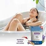 Deep Relaxation Bath Salt 128 Ounces Epsom Salt with Natural Lavender Essential Oil Plus Vitamin C in BPA Free Pouch - Image 2