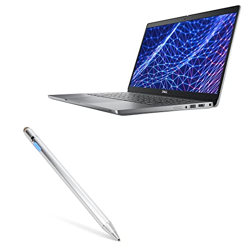 BoxWave Stylus Pen Compatible with Dell Latitude 5330 2-in-1 - AccuPoint Active Stylus, Electronic Stylus with Ultra Fine Tip for Dell Latitude 5330 2-in-1 - Metallic Silver