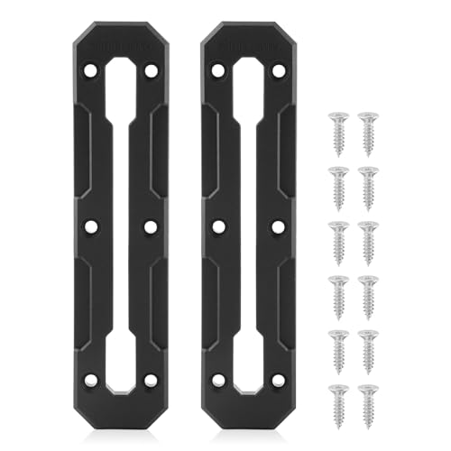 LVOERTUIG 2 Pack Kayak Track Mount,Kayak Low Profile Track,Kayak Track for Fishing Rod Holder,Kayak Accessories Mount Track,Kayak Rail Track for Paddle Holders
