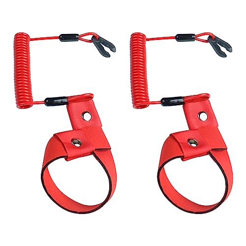 2PCS Kill Switch Lanyard with Wrist Strap for Boat Jet Ski Yamaha