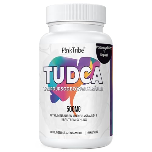 P!nkTribe TUDCA 500mg Kapseln mit Kräutermischung