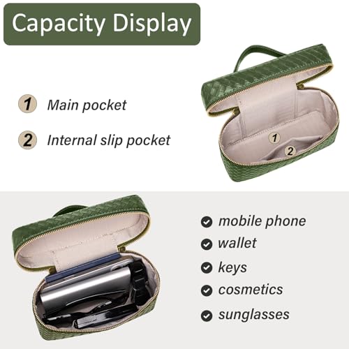Image of Trendy Shoulder Bags for Women Mini L19 Square Box Satchel Bag Cute PU Leather Crossbody Purse with Adjustable Strap