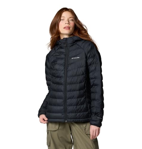 Columbia Womens Powder Lite II Hooded Jacket, Black,...