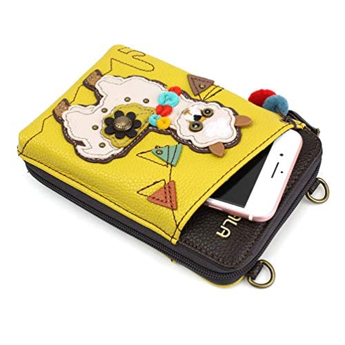 Image of CHALA Wallet Crossbody Cell Phone Purse - Women Faux Leather Multicolor Handbag with Adjustable Strap