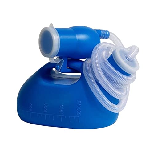 Andy's Orchids 2000ml Portable Urinal Bottle for Men, Male Travel Urine Storage, Journeys Outdoor Supllies Toilet Aid Bottle Urinal Potty with Lid Extension Tube Pee Tool