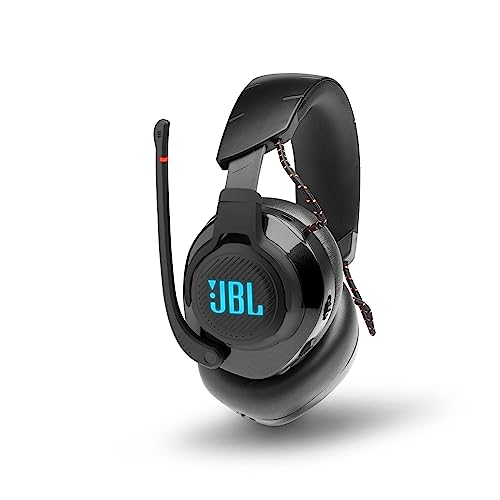 JBL Quantum 610 Over-Ear Gaming Kopfhörer – Wireless 2,4 GHz und 3,5 mm Klinke – Mit hochklappbarem Boom Mic und QuantumSurround Sound – Schwarz – Bild 3