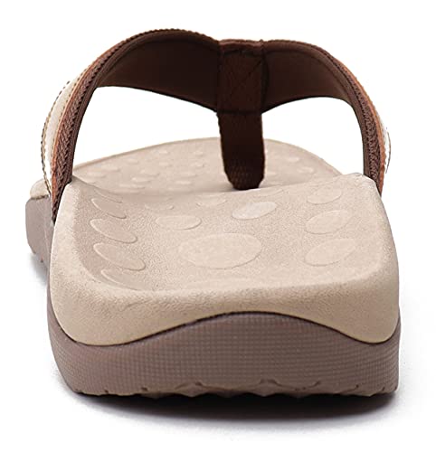 CELANDA Teenslippers Vrouwen Flip Flops Toe Thong Sandalen Met Boogsteun Voor Comfortabele Slippers Platte Strand Slide Sandal Antislip Yogamat Zwembad Douche Schoenen 35-44 EU - Image 4