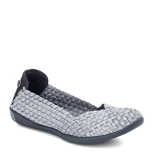Image of Bernie Mev Catwalk Women's Stretch Woven Slip On Flat Shoes for Women