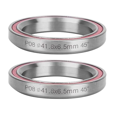 Zestaw Słuchawkowy do Roweru Górskiego, Stalowy, Podwójnie Uszczelniony, 41,8 mm, 2 szt., z Wodoodpornym Pierścieniem, do Rowerów Wyczynowych