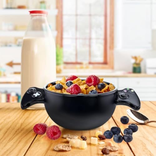 Kovot KO-128 Level Complete" Gamer Bowl - 22Oz Ceramic Soup Cereal Bowl Gamer Gift -Black thumb #6
