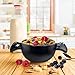 Kovot “Level Complete” Gamer Bowl - 22oz Ceramic Soup Cereal Bowl Gamer Gift -Black