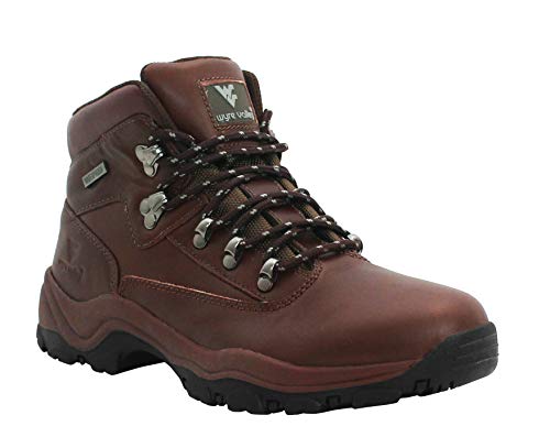 Wyre Valley - Botas de senderismo para hombre (piel auténtica, transpirables, con cordones, espuma viscoelástica, para senderismo, al aire libre, tallas 37 a 12), color Marrón, talla 44 EU