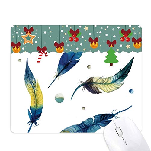 Tapis de souris en caoutchouc plumes pour éviter la fatigue