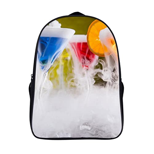 Cartable Cocktail Voyage grand sac à dos hommes femmes collège daypacks 40x28x16cm
