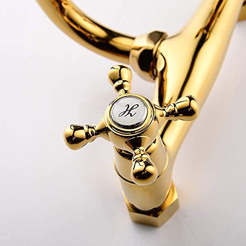 Robinet Moderngold en bronze véritable à double poignée rétro - 2