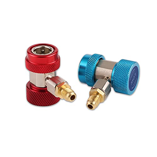 Lichamp R134A Adapter Fitting Kit, AC 134a Quick Coupler Air