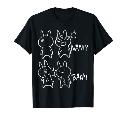 Drôle Japon Nani Baka Slap Anime et Manga Kawaii T-Shirt