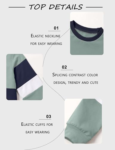 Image of Toddler Boy Clothes Long Sleeve Hoodie Sweatsuits Tops and Pants 2Pcs Boys Fall Winter Outfits Set