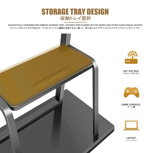 Soporte móvil para TV con gabinete y ruedas miniatura 6