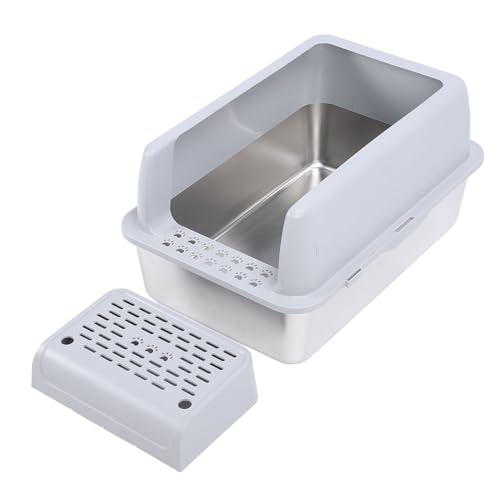 Arenero para gato Zerodis XL grande cerrado con patas
