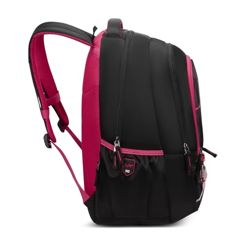 Image of Skybags Glow 37L Casual Backpack for Girls with 3 Compartments & Adjustable Shoulder Strap | Quick Access Front Pocket | Side Pockets | Air Mesh Back Panel | Perfect for School & Travel