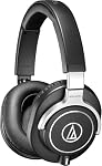 Audio-Technica ATH-M70x Closed-Back Dynamic Professional Studio Monitor Headphones, Black | 45mm Drivers, 5-40khz Response, Detachable Coiled and Straight Cables, 90 Degree Swiveling Earcups