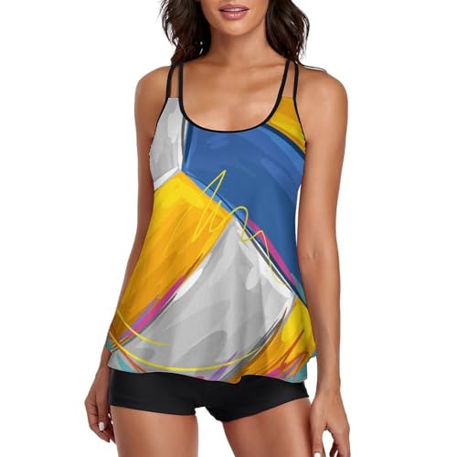 Short de garçon maillot de bain tankini volley-ball femme anti-frottement pour rester à l'aise