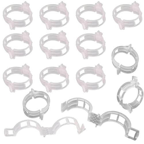 100PCS Tomato Plant Support Clips Heavy Duty Greenhouse Accessories for Outdoor Plants | Tomato Trellis Clips & Plant Clamps for Stems and Vines | Ideal Garden Tools for Vegetable Planting