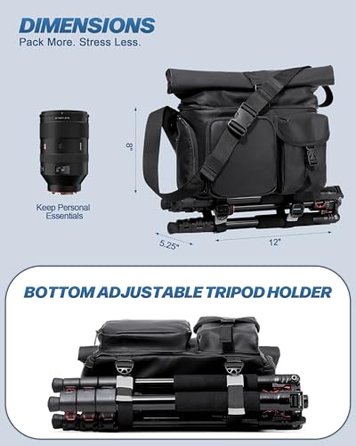 Bolso para cámara Smasrob con portatrípode y protección miniatura 5