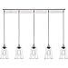 Living District Auspice 5 Light Chrome Pendant
