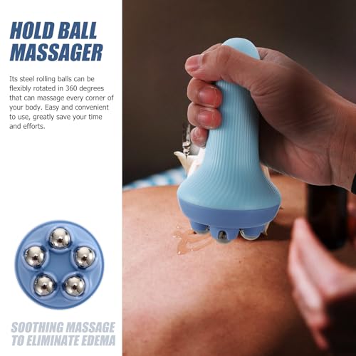 Masajeador de Bolas de Acero Portátil para Cuello, Espalda, Piernas, Brazos y Alivio del Estrés Muscular miniatura 2