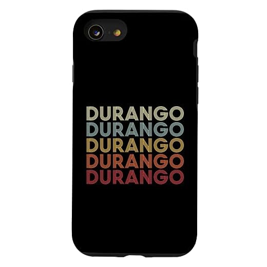 iPhone SE (2020) / 7 / 8 Durango Colorado Durango CO Retro Vintage Text Case