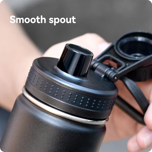 Image of Replacement Spout Lid for Hydro Flask Wide Mouth Bottles (12 /16 /18 /22 /32 /40 /64oz) - 2.28 inch Leak-Proof Sports Cap Accessory, Secure Fit