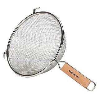 Crestware Commercial 6 Inch Fine Double Mesh Strainer Package of 12