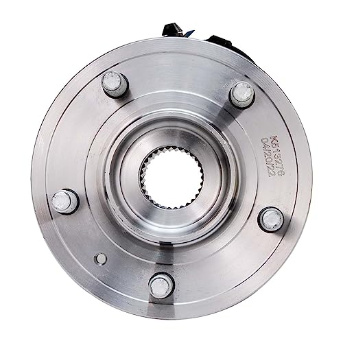 Image of Detroit Axle - Pair Front Wheel Bearing Hubs Assembly for Chevy Captiva Sport 2012-2015 Equinox 2007-2009 Pontiac Torrent Saturn Vue 2008-2010 Suzuki XL-7 5 Lugs W /ABS