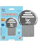 LUXELEI Liendrera Piojos Profesional Recomendada por Pediatras - Lendrera Antipiojos y Liendres Infantil - Peine Piojos y Liendres - Tratamiento Piojos y Liendres - Lendrera Piojitos Fuera