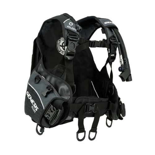 GENESIS Scuba Celeste Weight Integrated Balanced Air Design Women's BCD. Designed specifically for Female Body — Small