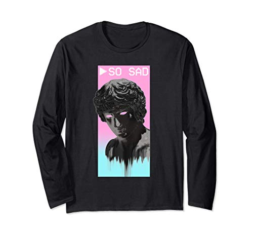 Prendi questo design di scultura estetica e non essere così triste! Questo prodotto è anche un ottimo regalo per gli appassionati di anime, soft grunge, arte di Vaporwave, cosplay, Pastel Goth, nichilismo ... Il regalo perfetto per compleanno, San