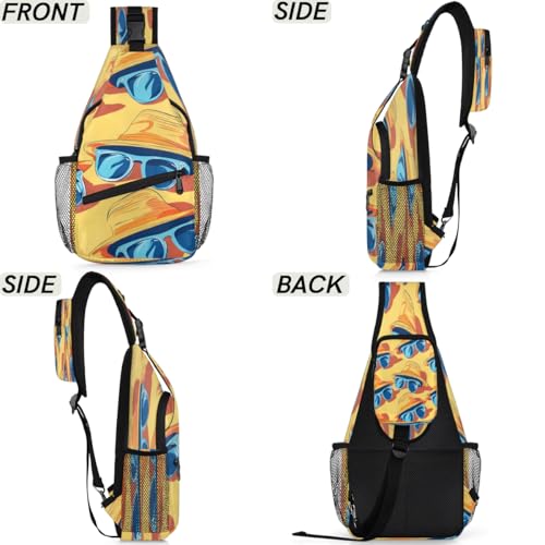 Sling Bag unisex para viaje y senderismo, 7.9x3.5x14.2 in miniatura 6