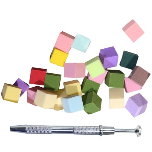 100pcs Nails Sponges With Grabbing Pen For Nails Fashionable Designs For Women Essential For Nails Art