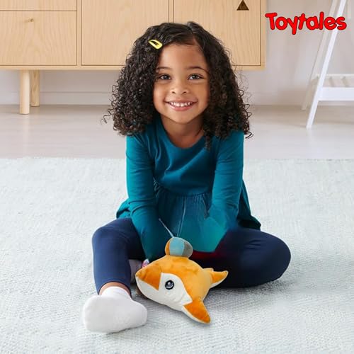 Image of TOYTALES Puffy Fish Plush Soft Toy for Kids | Cute & Cuddly Ocean Animal Stuffed Plush Toy | Huggable, Soft & Fun Companion for Boys & Girls | 24CM (Color May Vary)