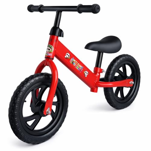 GOCART WITH G LOGO Kids Lightweight Pedal Free Adjustable Seat Balance Steel Bicycle (Blue, Multicolour MAG Wheel)