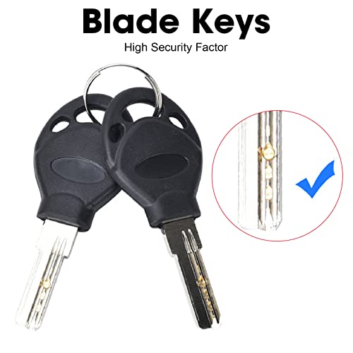 Candado de cable antirobo para bicicleta miniatura 7
