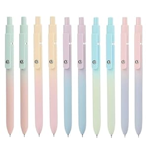 Ddaowanx Gel Pens, 6 Pcs 0.5mm Quic...