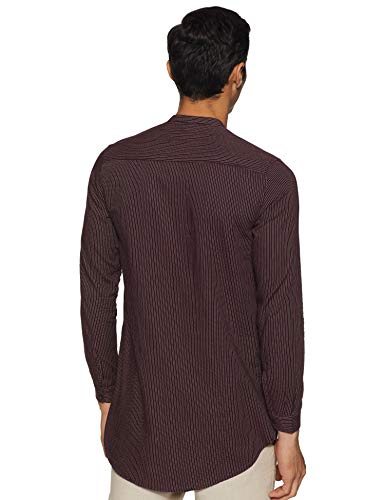Image of Spykar Men's Cotton Striped Slim Fit Shirt