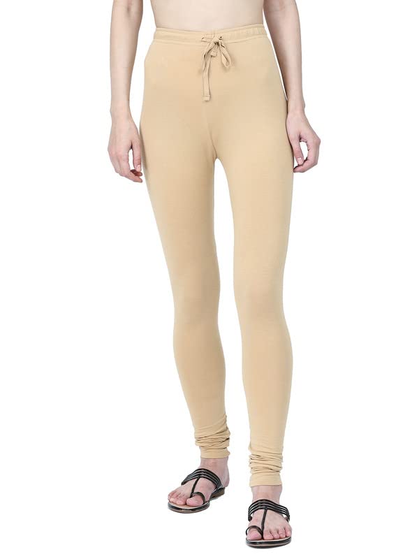 Image of Robinbosky Cotton Churidhar Leggings for Women - Stylish, Stretchable & Flattering Fit for All-Day Comfort